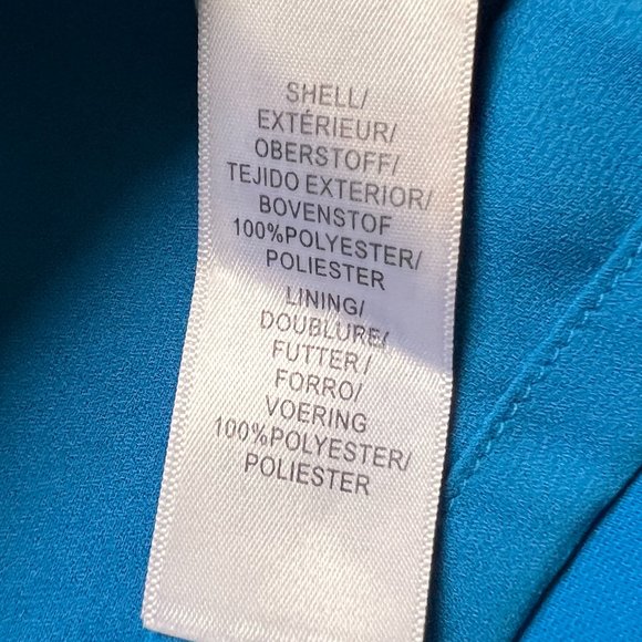 Adrianna Papell Blue Midi Dress 2P - Picture 8 of 15